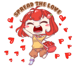Strawberry's Valentine sticker #15001990