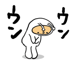 Hello happiness alien 01 sticker #15002498