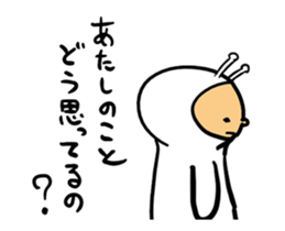 Hello happiness alien 01 sticker #15002500