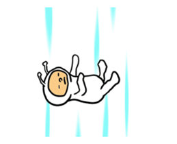 Hello happiness alien 01 sticker #15002501