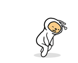 Hello happiness alien 01 sticker #15002505