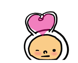 Hello happiness alien 01 sticker #15002509