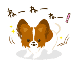 Papillon<Dog breed> sticker #15002831