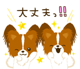 Papillon<Dog breed> sticker #15002836