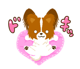 Papillon<Dog breed> sticker #15002838