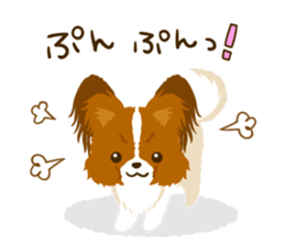 Papillon<Dog breed> sticker #15002840