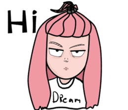 Unna cool girl. sticker #15003614