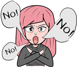 Unna cool girl. sticker #15003615