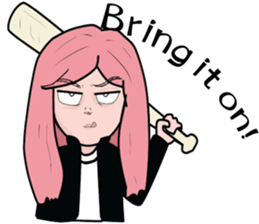 Unna cool girl. sticker #15003619