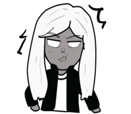 Unna cool girl. sticker #15003620