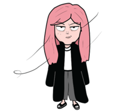 Unna cool girl. sticker #15003622