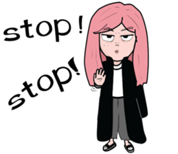 Unna cool girl. sticker #15003623