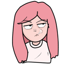 Unna cool girl. sticker #15003624