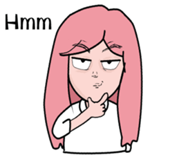 Unna cool girl. sticker #15003626