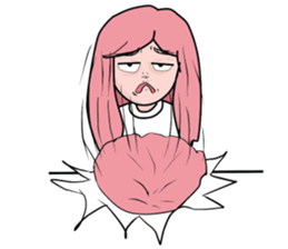 Unna cool girl. sticker #15003627