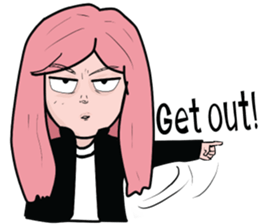 Unna cool girl. sticker #15003629