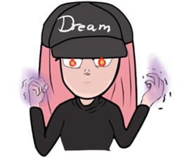 Unna cool girl. sticker #15003637