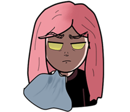 Unna cool girl. sticker #15003638