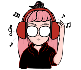 Unna cool girl. sticker #15003639