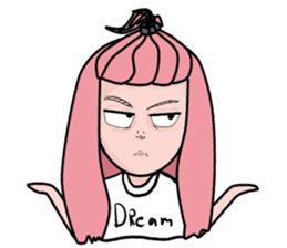 Unna cool girl. sticker #15003640