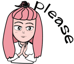 Unna cool girl. sticker #15003641