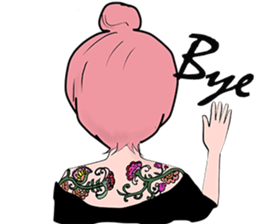 Unna cool girl. sticker #15003644