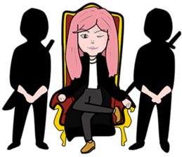 Unna cool girl. sticker #15003645