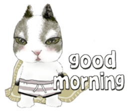 Little rabbit MOYASHI and his girlfriend sticker #15004686