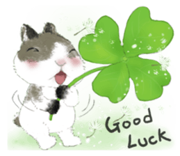 Little rabbit MOYASHI and his girlfriend sticker #15004691