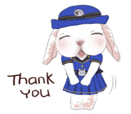 Little rabbit MOYASHI and his girlfriend sticker #15004695