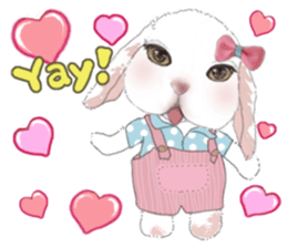 Little rabbit MOYASHI and his girlfriend sticker #15004698