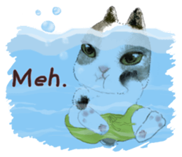 Little rabbit MOYASHI and his girlfriend sticker #15004707