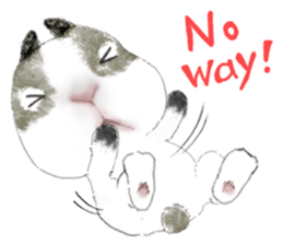 Little rabbit MOYASHI and his girlfriend sticker #15004712