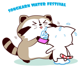 North American Raccoon (V4-Festival) sticker #15005010