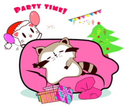 North American Raccoon (V4-Festival) sticker #15005027