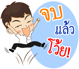 K. Tawan Happy Commencement Day 2017 sticker #15005072