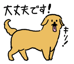 Golden Retriever<Dog breed> sticker #15005257