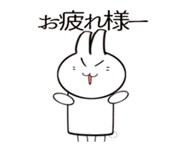 Standard greetings of Rabbit 2 sticker #15005287