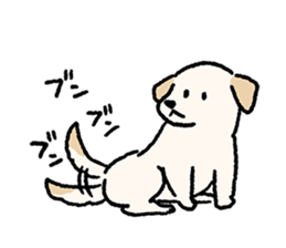 Labrador Retriever(Yellow)<Dog breed> sticker #15005321