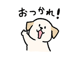 Labrador Retriever(Yellow)<Dog breed> sticker #15005328