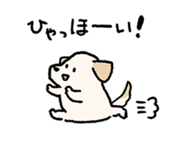 Labrador Retriever(Yellow)<Dog breed> sticker #15005329