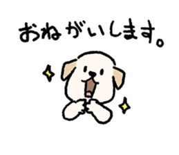 Labrador Retriever(Yellow)<Dog breed> sticker #15005345