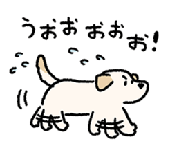 Labrador Retriever(Yellow)<Dog breed> sticker #15005346