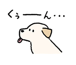 Labrador Retriever(Yellow)<Dog breed> sticker #15005347