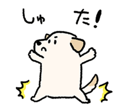 Labrador Retriever(Yellow)<Dog breed> sticker #15005348