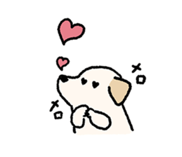 Labrador Retriever(Yellow)<Dog breed> sticker #15005349