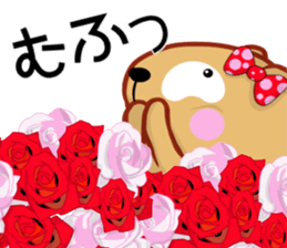Kyapibara Girls Club flower flower sticker #15005913