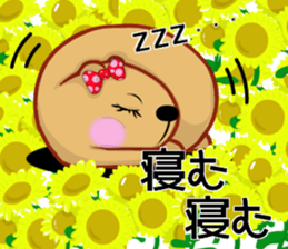 Kyapibara Girls Club flower flower sticker #15005920