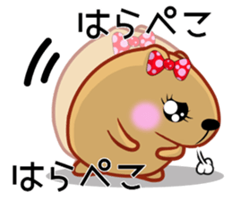 Kyapibara Girls Club flower flower sticker #15005922