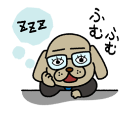 A salaried dog sticker #15006400